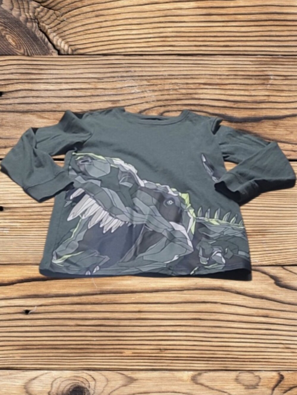 BOY'S CARTER'S KID DINOSAUR LONGSLEEVE SHIRT